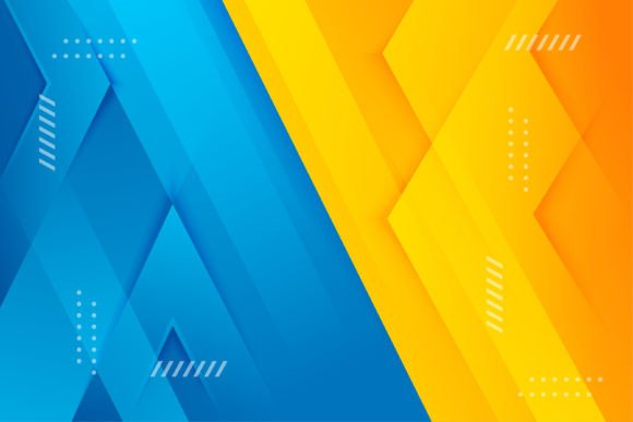 Blue Yellow Background Diagonal Graphics & Backgrounds