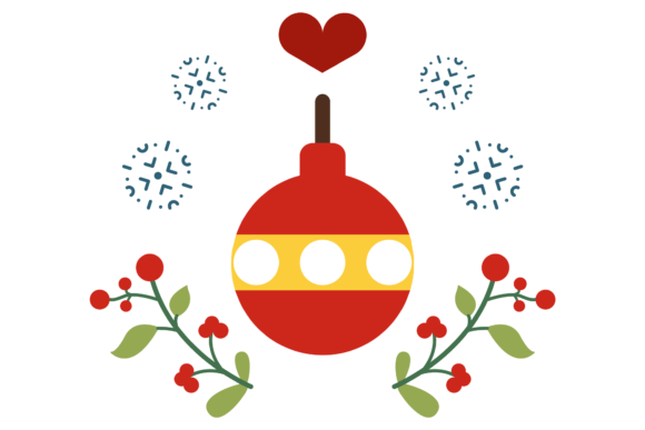 Christmas Tree Decorative Ball Badge: Graphics & Crafts Asset Review