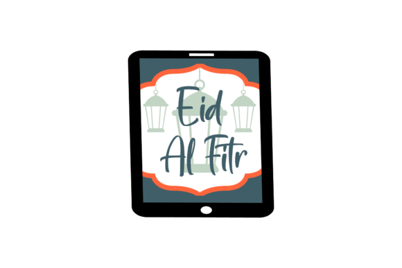 Eid Al Fitr Decorative Design: Graphics & Icons for Real Publishing