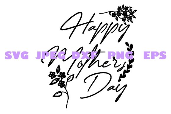Elegant Decorative Mothers Day DXF 12: Graphics for Crafts & Local Branding