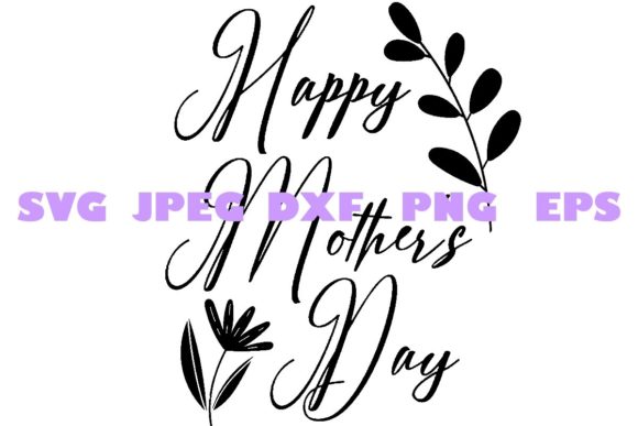 Elegant Decorative Mothers Day DXF 7 Graphics for Crafts
