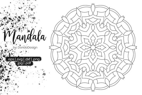 Mandala Coloring Page Vol.059 Review: Graphics & Coloring Pages Amp
