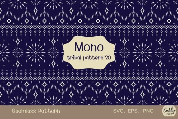 Mono Tribal Pattern20: Seamless Graphics & Patterns for Real Projects