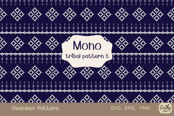 Mono Tribal Pattern5: Seamless Graphics & Patterns