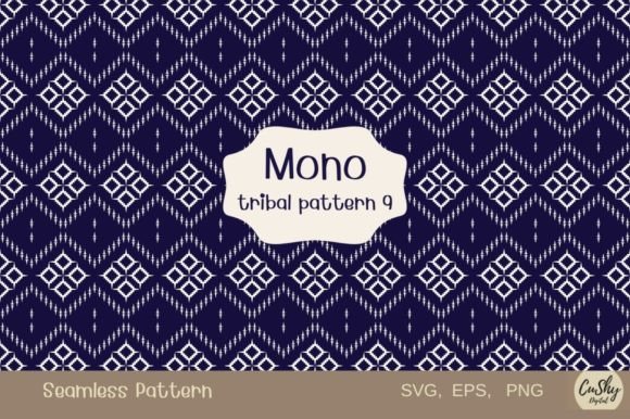 Mono Tribal Pattern9: Graphics & Patterns for Editorial Impact