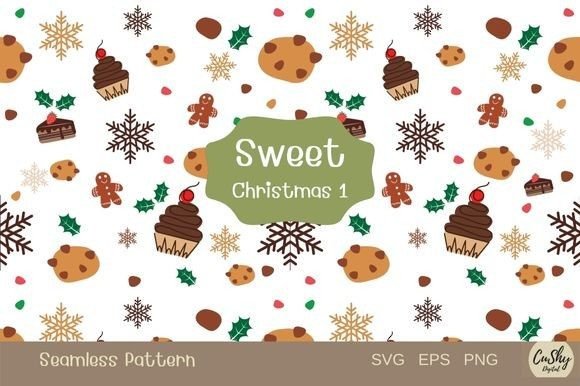 Sweet Christmas1: Graphics & Patterns for Festive Branding